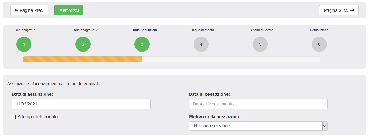 data assunzione colf badanti